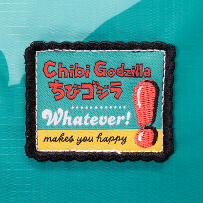 Chibi Godzilla Raids Again Father & Son Padded Die-Cut Tote Bag