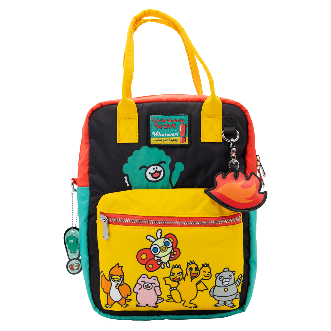 Chibi Godzilla Raids Again Reversible/Convertible Crossbody Bag