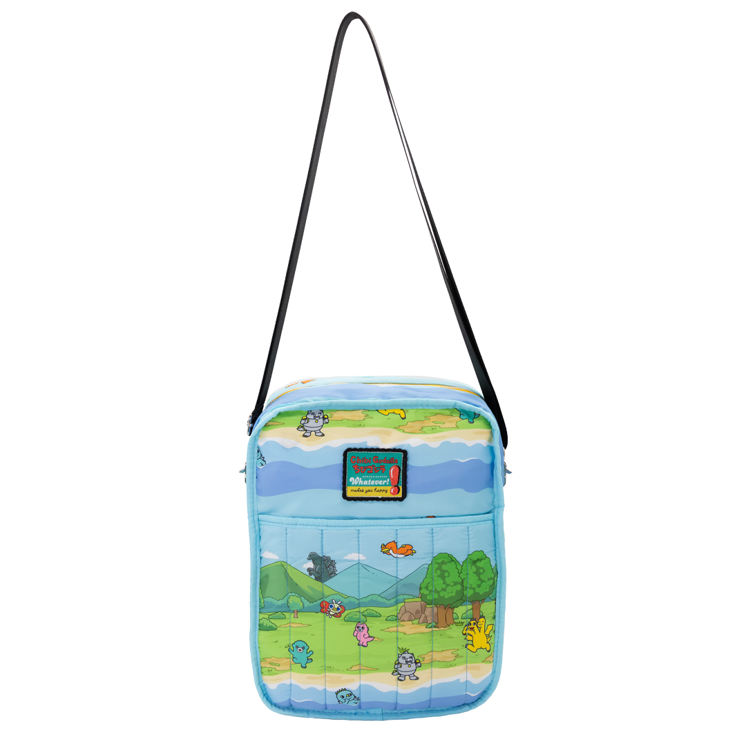 Chibi Godzilla Raids Again Reversible/Convertible Crossbody Bag