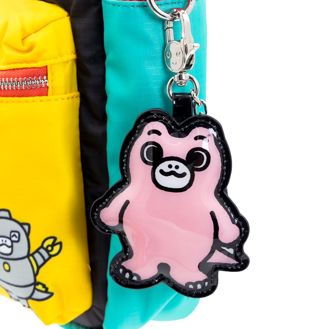 Chibi Godzilla Raids Again Mystery Bag Padded Vinyl Bag Charms.