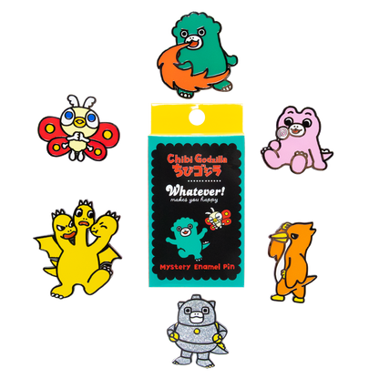 Chibi Godzilla Raids Again Mystery Box Enamel Pins