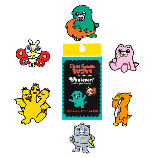 Chibi Godzilla Raids Again Mystery Box Enamel Pins