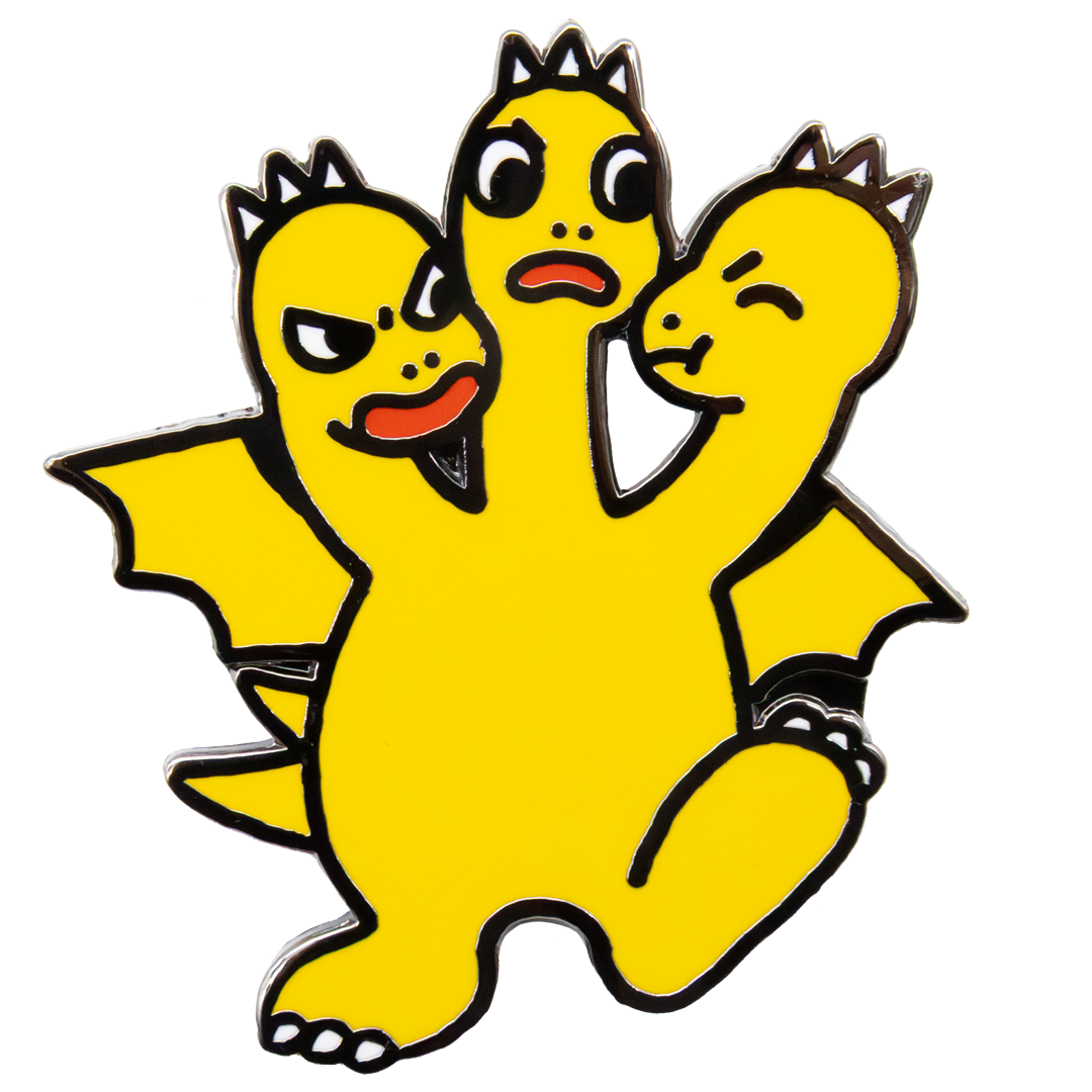 Chibi Godzilla Raids Again Mystery Box Enamel Pins