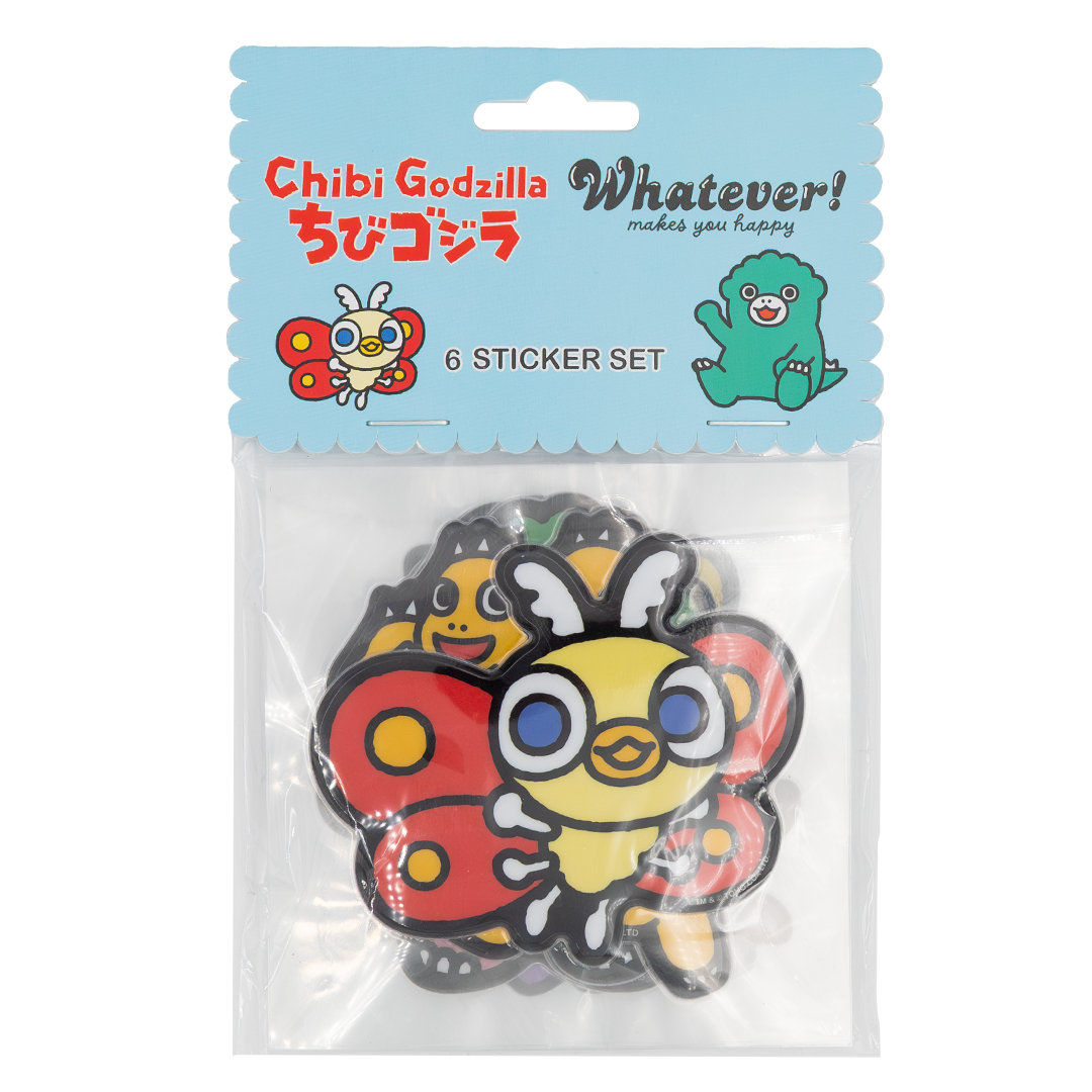 WEB EXCLUSIVE Chibi Godzilla Raids Again 6-Piece Sticker Pack