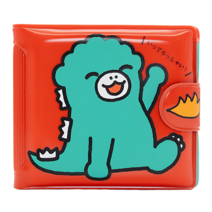 Chibi Godzilla Raids Again Father & Son Padded Vinyl Snap Wallet