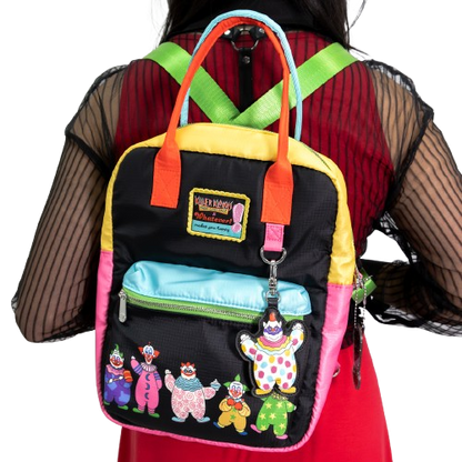 Killer Klowns From Outer Space Reversible & Convertible Square Bag with Fatso Charm