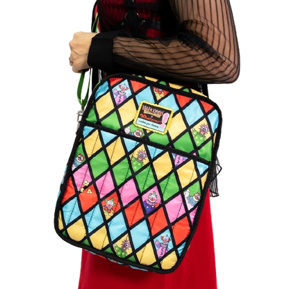 Killer Klowns From Outer Space Reversible & Convertible Square Bag with Fatso Charm