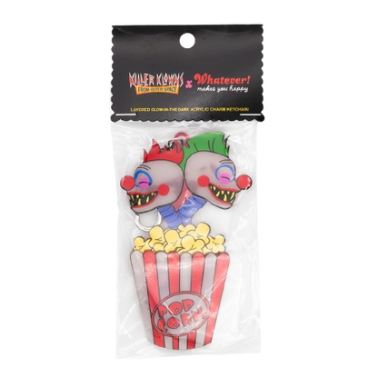 Killer Klowns From Outer Space 5" Layered Acrylic Double Headed Klown Bag Charm