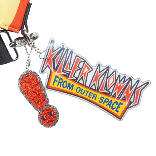 Killer Klowns From Outer Space Padded Pin Trading Tent Crossbody with Jumbo Charm