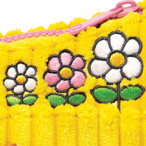 Miffy Corduroy Baguette Crossbody Bag with Bag Charm