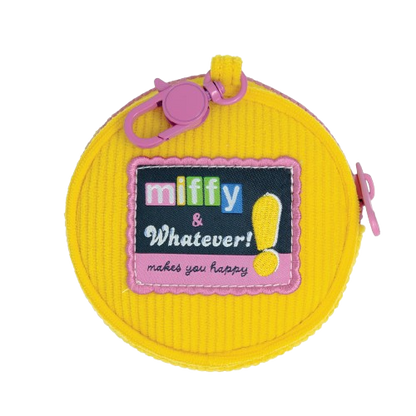 Miffy Flower Corduroy Coin Bag Charm