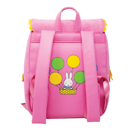Miffy Corduroy & Faux Leather Pin Trading Backpack