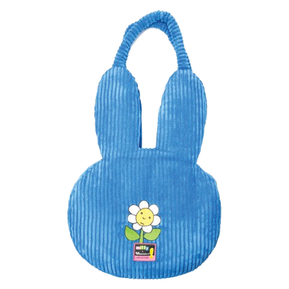 Miffy Head Wide Corduroy Oversized Tote Bag
