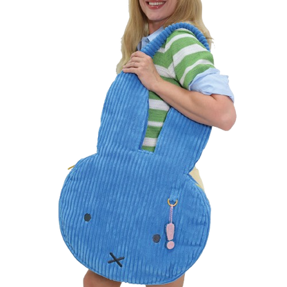 Miffy Head Wide Corduroy Oversized Tote Bag
