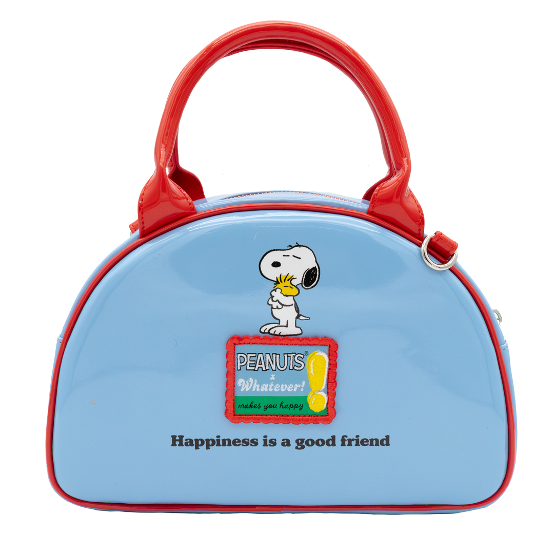 Peanuts 75th Anniversary Snoopy “Happiness Is a Good Friend” Bowler Bag