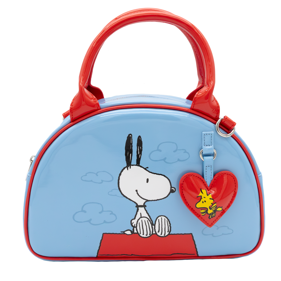 Peanuts 75th Anniversary Snoopy “Happiness Is a Good Friend” Bowler Bag