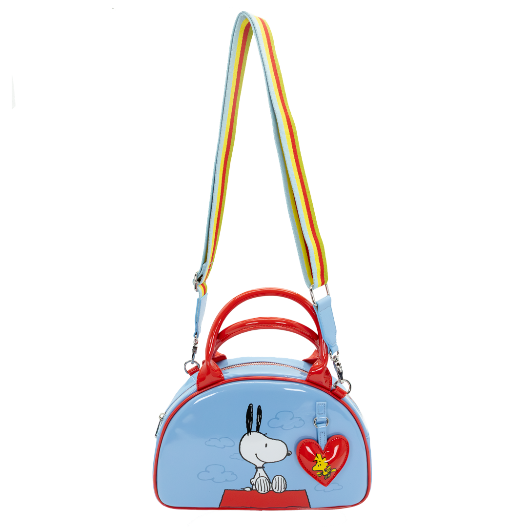 Peanuts 75th Anniversary Snoopy “Happiness Is a Good Friend” Bowler Bag