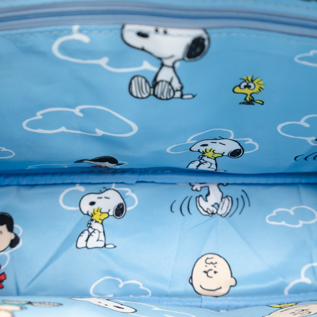 Peanuts 75th Anniversary Snoopy “Happiness Is a Good Friend” Bowler Bag