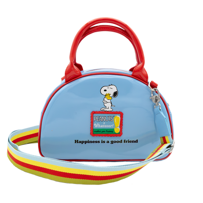 Peanuts 75th Anniversary Snoopy “Happiness Is a Good Friend” Bowler Bag