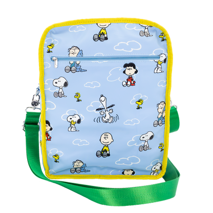 Peanuts 75th Anniversary Color Block Denim & Canvas Convertible Bag