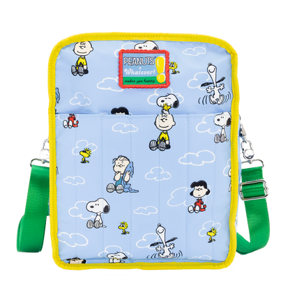 Peanuts 75th Anniversary Color Block Denim & Canvas Convertible Bag