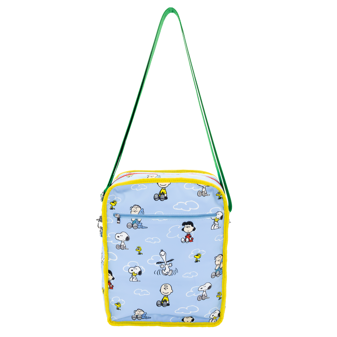 Peanuts 75th Anniversary Color Block Denim & Canvas Convertible Bag