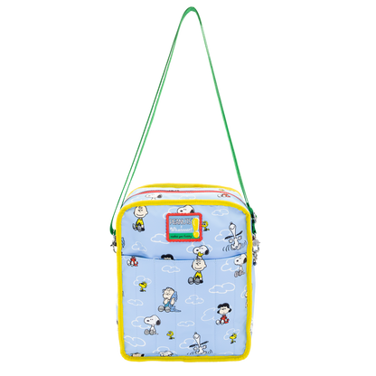 Peanuts 75th Anniversary Color Block Denim & Canvas Convertible Bag