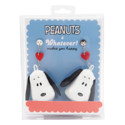 Peanuts 75th Snoopy Padded Nylon Earrings