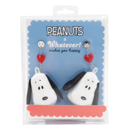 Peanuts 75th Snoopy Padded Nylon Earrings