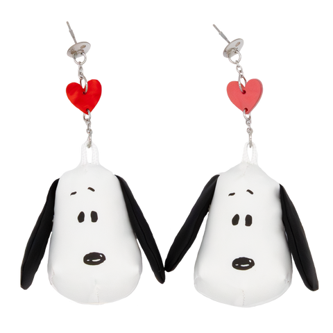 Peanuts 75th Snoopy Padded Nylon Earrings