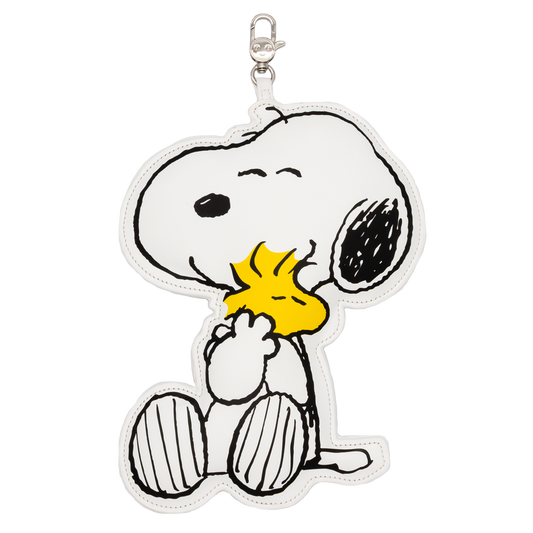 Peanuts 75th Anniversary Snoopy & Woodstock Oversized Padded Bag Charm