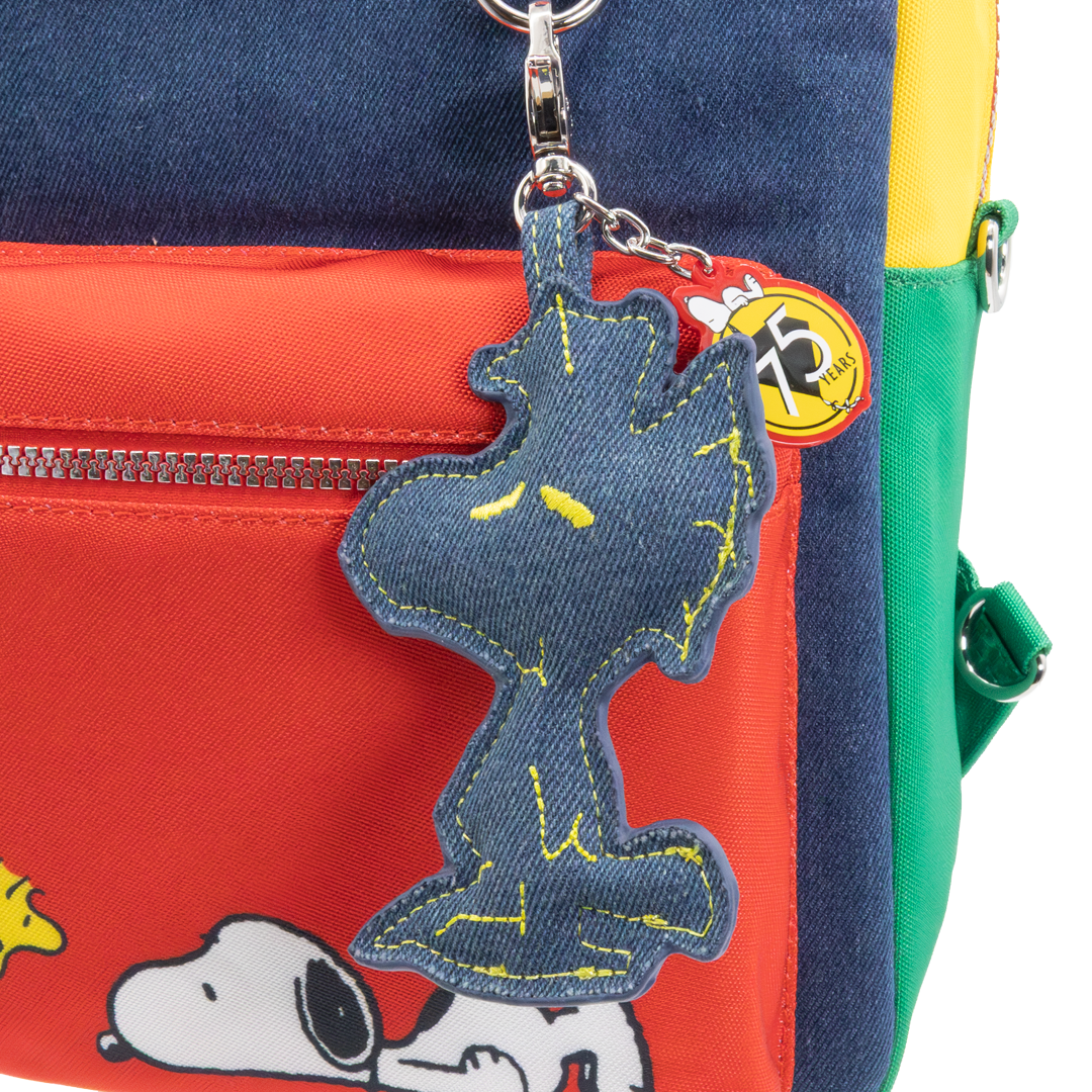 Peanuts 75th Anniversary Mystery Bag Padded Denim Character Bag Charms