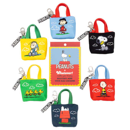 Peanuts 75th Anniversary Mystery Box “In Clouds” Mini Tote Bag Charms