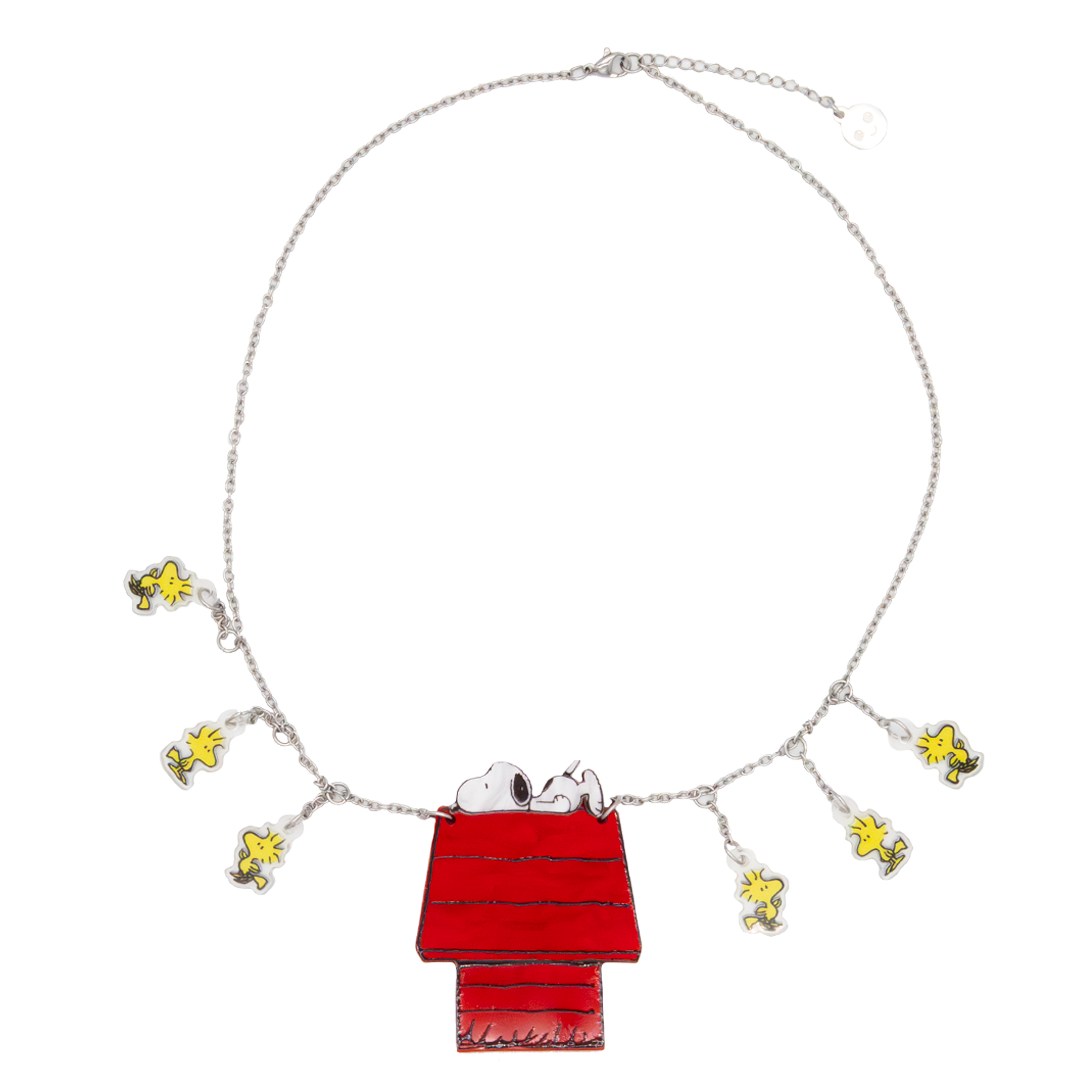 Peanuts 75th Snoopy’s Doghouse Layered Acrylic Necklace