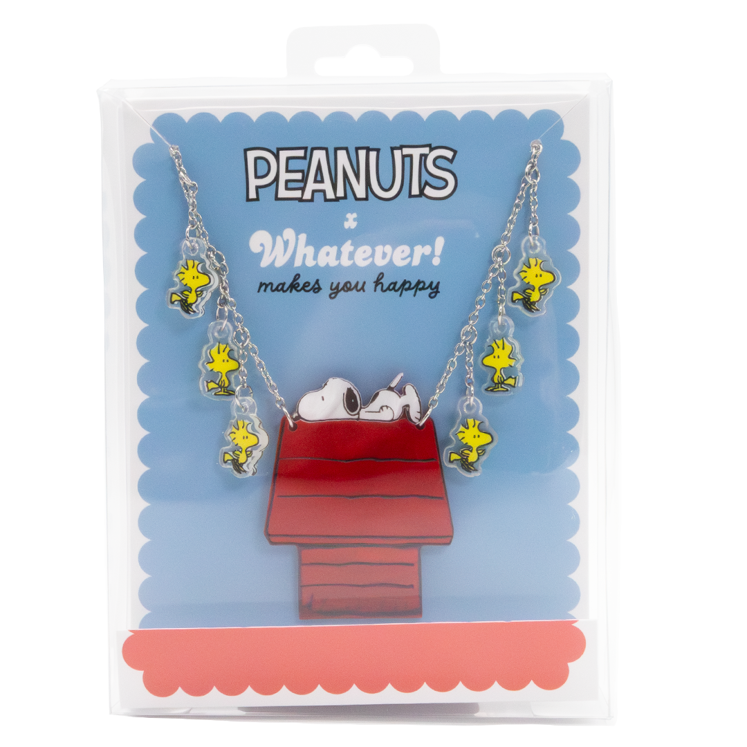 Peanuts 75th Snoopy’s Doghouse Layered Acrylic Necklace
