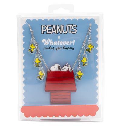 Peanuts 75th Snoopy’s Doghouse Layered Acrylic Necklace