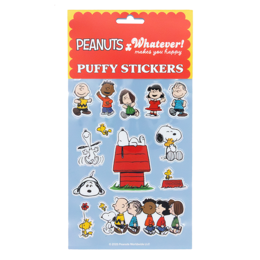 Peanuts 75th Anniversary Whole Gang Puffy Sticker Sheet