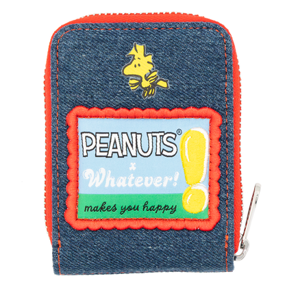 Peanuts 75th Anniversary “Happiness Is a Warm Puppy” Denim Accordion Wallet