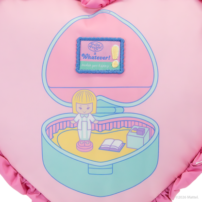 Polly Pocket™ Oversized Heart Shaped Padded Nylon Tote Bag