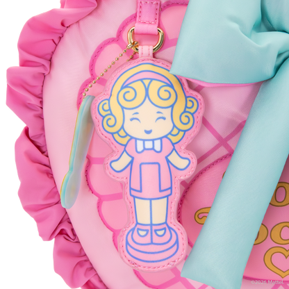 Polly Pocket™ Oversized Heart Shaped Padded Nylon Tote Bag