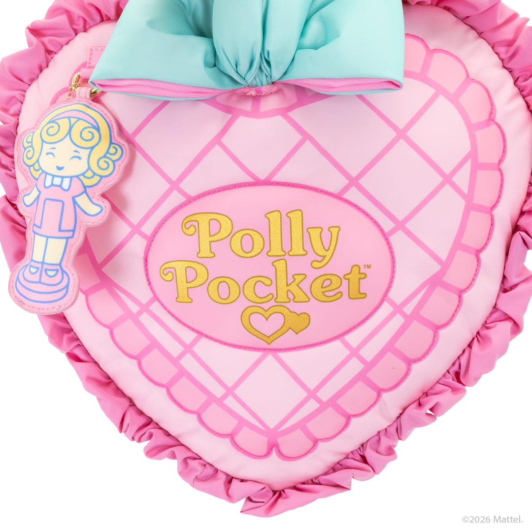 Polly Pocket™ Oversized Heart Shaped Padded Nylon Tote Bag