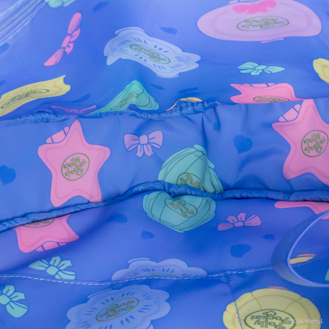 Polly Pocket™ Oversized Heart Shaped Padded Nylon Tote Bag