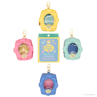 Polly Pocket™ Double Blind Enamel Pin & Mini ITA Bag Charms