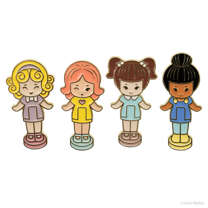 Polly Pocket™ Double Blind Enamel Pin & Mini ITA Bag Charms