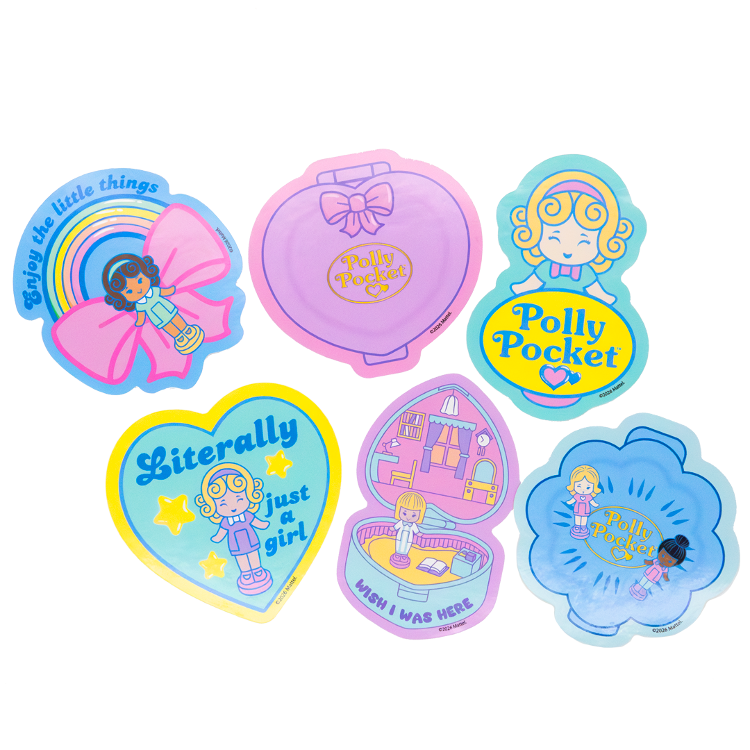 WEB EXCLUSIVE POLLY POCKET 6PK STICKERS