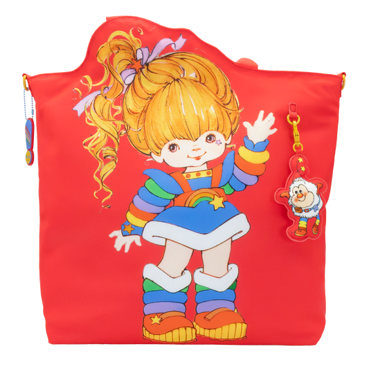 Rainbow Brite Puffy Nylon Die Cut Tote Bag