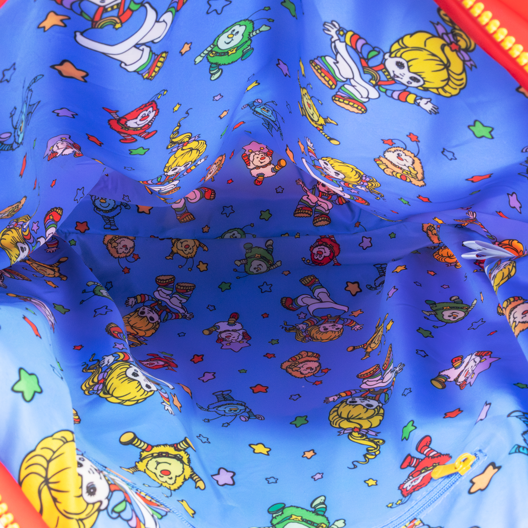 Rainbow Brite Puffy Nylon Die Cut Tote Bag