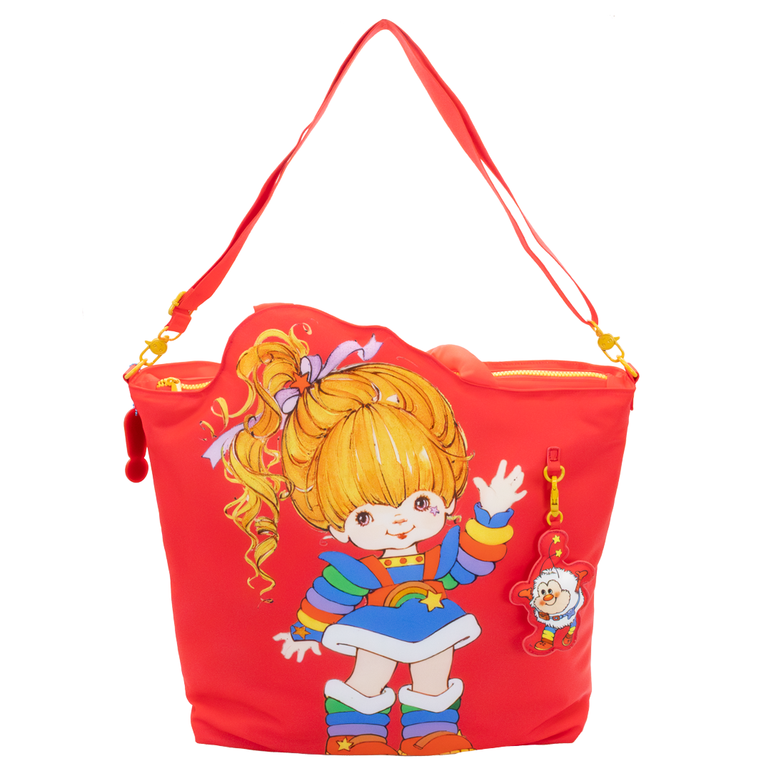 Rainbow Brite Puffy Nylon Die Cut Tote Bag