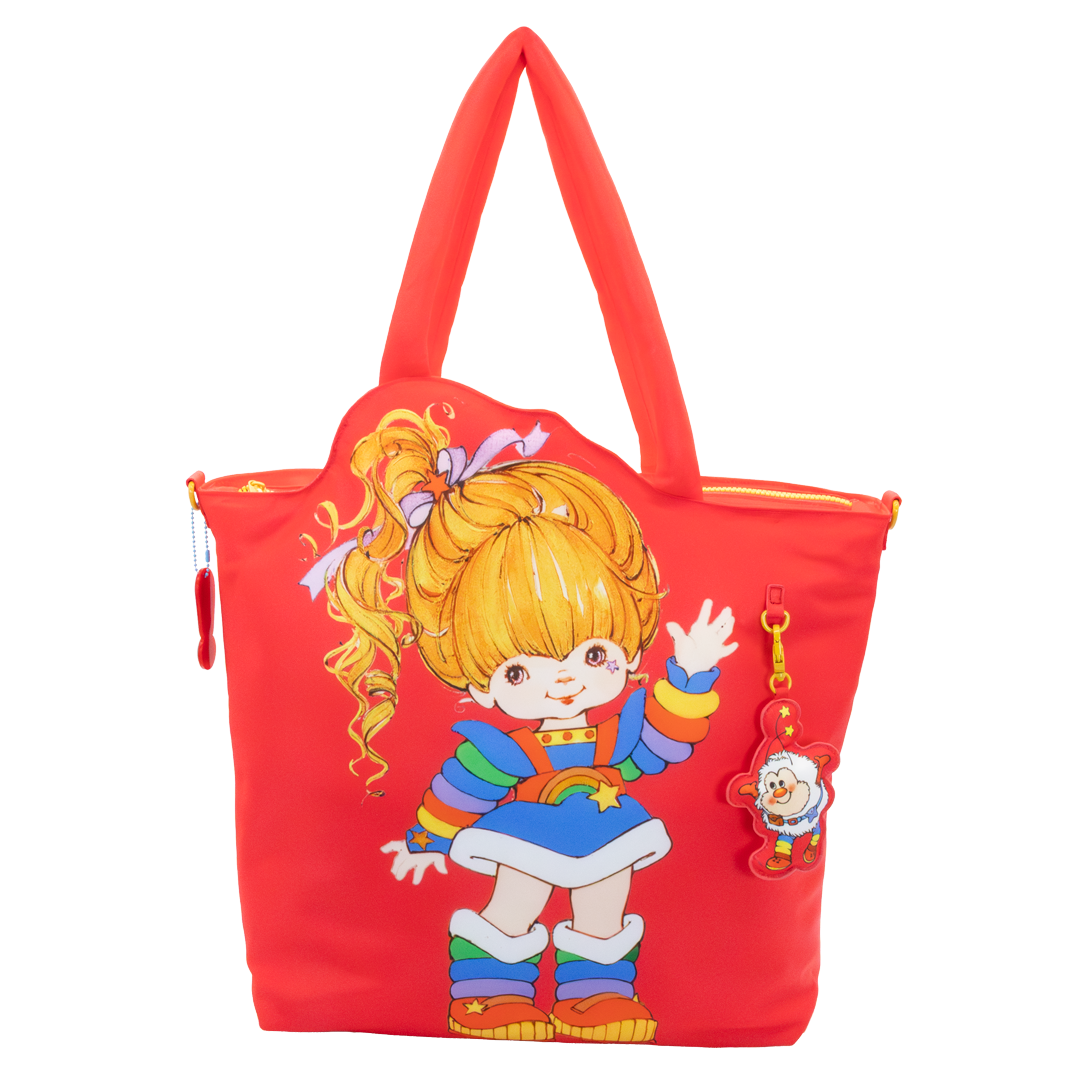 Rainbow Brite Puffy Nylon Die Cut Tote Bag
