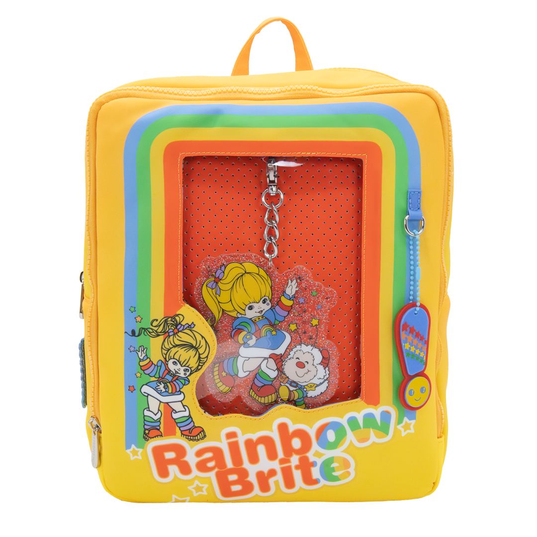 Rainbow Brite Vintage Box Pin Trading Backpack